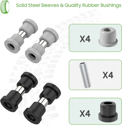 Vista 5 de 10L0L Golf Cart Front Leaf Spring Kit for Club Car DS & Precedent, Standard/Heavy Duty Leaf Spring with Bushings & Sleeves, Replace OEM 1012030