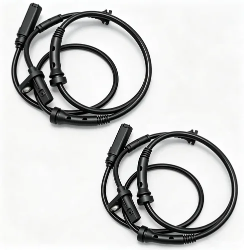 Vista 26 de HiSport Sensor de velocidad de rueda ABS 1J0927807B, 2 piezas, ubicación trasera izquierda y derecha, compatible con Audi TT 2000-2006, Volkswagen