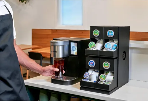Vista 11 de Keurig K-2550 - Cafetera de una sola porción para empresas medianas, plomada, plata/negro