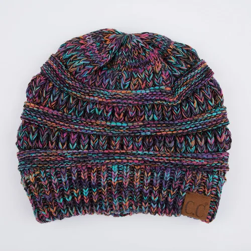 Vista 2 de CC - Gorro de punto trenzado grueso suave y cálido HAT-20A HAT-30 HAT-730 YJ-816 HAT-80