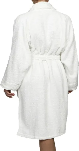 Vista 5 de Superior Bata de rizo unisex de algodón, batas suaves y absorbentes para hombres y mujeres, accesorios de baño