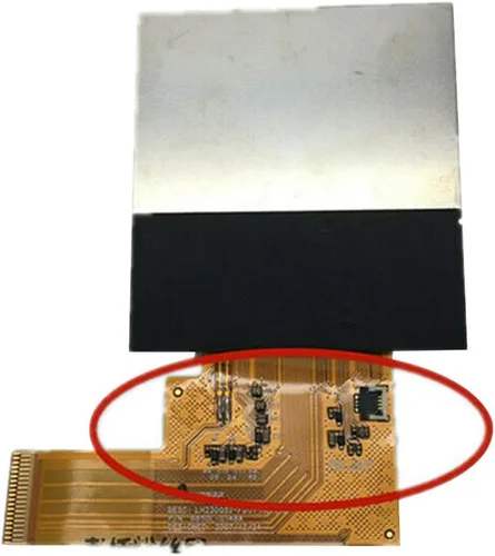 Vista 6 de Pantalla LCD para consola de color Game Boy kit de placa adaptador de pantalla LCD de repuesto