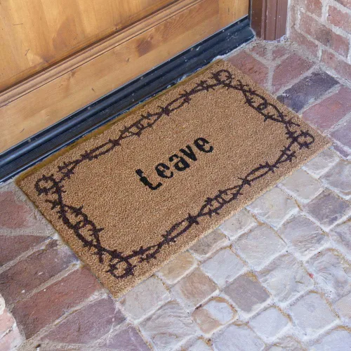 Vista 3 de Rubber-Cal Alfombrillas Leave Unwelt, 18 x 30 pulgadas
