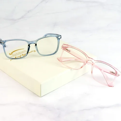 Vista 6 de LifeArt 2 pares de anteojos de bloqueo de luz azul con bisagra de resorte, anteojos para computadora, anteojos de juegos, gafas de TV para mujeres