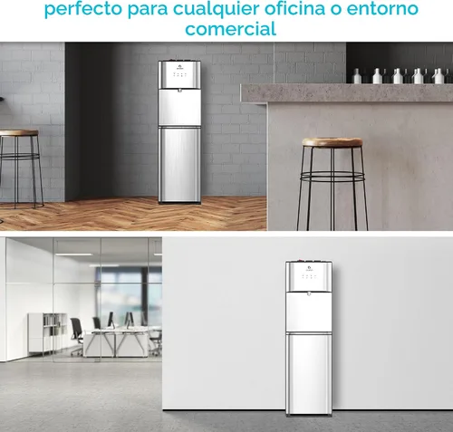 Vista 9 de Avalon dispensador de agua refrigerada, agua sin botella, de limpiado automático y grado comercial. 3 configuraciones de temperatura. Agua caliente