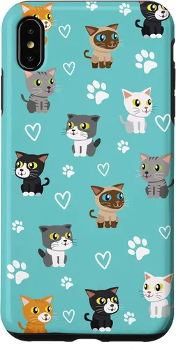 Vista 11 de Funda para iPhone 16 Cat Meow Kitten Kawaii Design Cat Mom