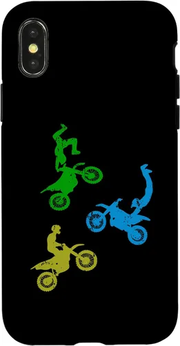 Vista 4 de iPhone 15 Freestyle Motocross Dirtbike Wheelie Enduro Motorcycle Boys Case