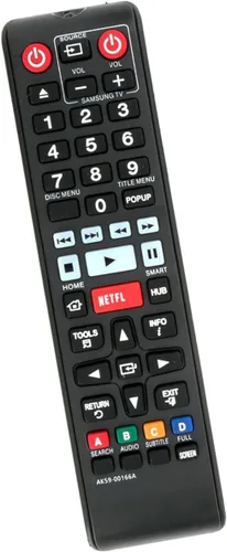 Vista 5 de AK59-00166A - Mando a distancia reemplazado para reproductor de discos Blu-ray Samsung BD-FM59 BD-FM59C BD-F5900 BD-F7500 BD-FM59/ZA BD-FM59C/ZA