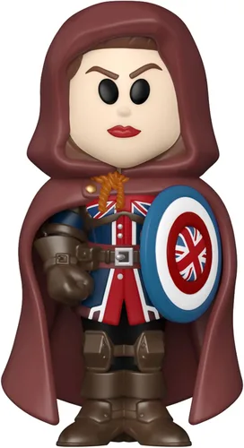 Vista 3 de Funko Vinilo SODA: Marvel: What if - Captain Carter - 1/6 probabilidades para variante de persecución rara - Marvel Comics - Figura de vinilo
