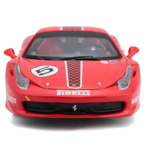 Vista 4 de Bburago B18-26302 Ferrari 1:24 458 Challenge, Rojo
