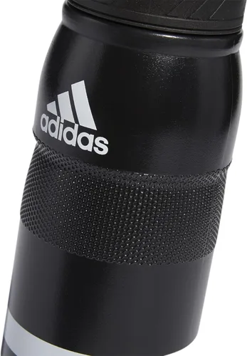 Vista 4 de Botella de agua deportiva reutilizable de plástico adidas 750 ml (28 oz) para estadio Negro/Blanco