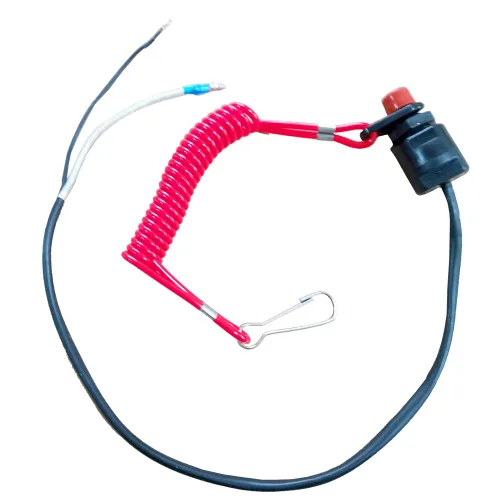 Vista 2 de ZOOKOTO Cordón universal para motor fuera de borda para interruptor de parada urgente y cordón de seguridad para Yamaha/Tohatsu/Honda Motores fuera