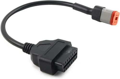 Vista 5 de Cnonee1 OBD2 4Pins Herramienta de diagnóstico Adaptador de conector de cable lector de código adaptador de escáner para Harley Davidson