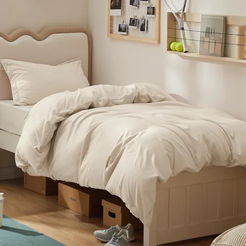 Vista 81 de Bedsure - Juego de funda de edredón tamaño individual/individual XL - Juego de ropa de cama suave de microfibra cepillada doble para niños