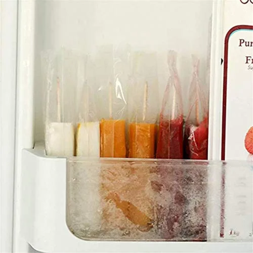 Vista 5 de Bolsas de paletas de hielo Bolsas de plástico congeladas gruesas de sellado