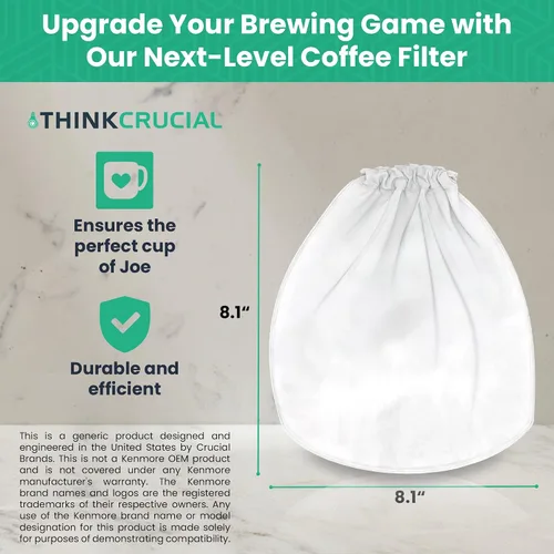 Vista 2 de Think Crucial Bolsa coladora de repuesto compatible con Toddy« Cold Brew System 5 galones cerveceras comerciales, lavable y reutilizable