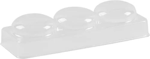 Vista 14 de Restaurantware Shock Safe - Cajas para llevar macarrones de 5.7 x 2.2 x 1.4 pulgadas, 100 cajas de exhibición duraderas, se adaptan a 3 macarons