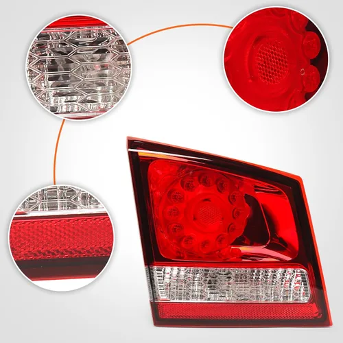 Vista 4 de Conjunto de luz trasera interior compatible con Dodge Journey 2011-2020 Luz trasera LED interior trasera izquierda del lado del conductor