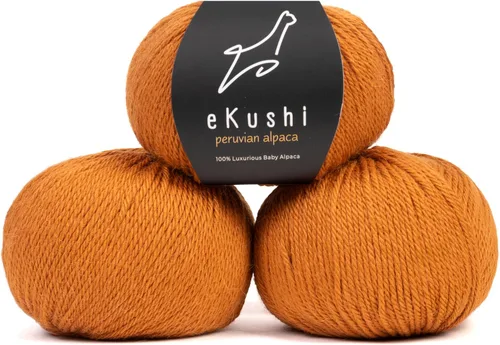 Vista 58 de 100% Hilo de Alpaca Baby para Tejer y Ganchillo - 1 Cono de Hilo Premium DK - Ligero, Hipoalergénico y Térmico Hecho en Perú - Ideal para Proyectos