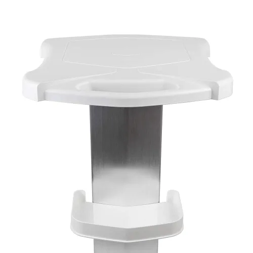 Vista 8 de Soporte de carro de aleación de aluminio montado para máquinas de cavitación ultrasónica RF Salon Spa Belleza Tatuaje Rolling Cart Tray USA Stock