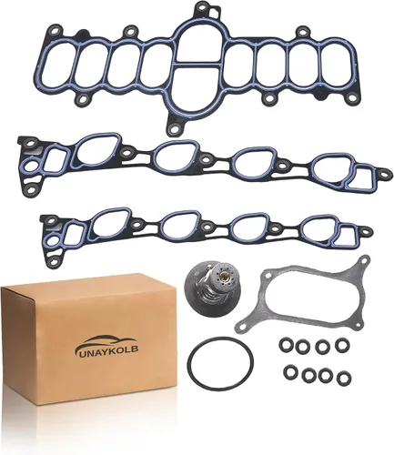 Vista 34 de MLS - Juego de juntas de cabeza con 10 tornillos de cabeza con sello de silicona compatible con Honda Civic LX DX 2001-2005