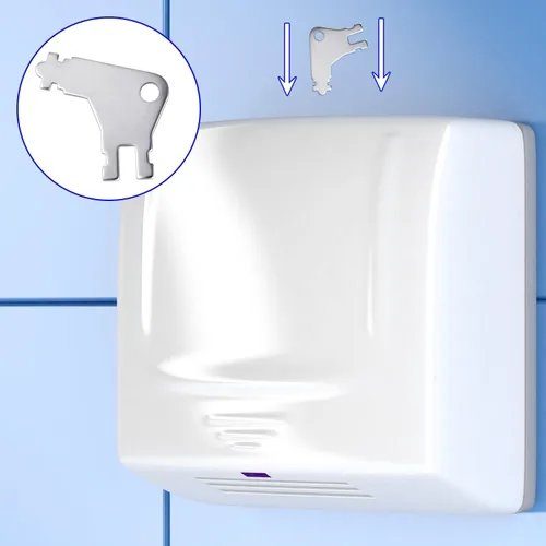 Vista 5 de 15 llaves dispensadoras de toallas de papel, dispensador de papel higiénico de metal, llave dispensadora de papel higiénico práctica compatible