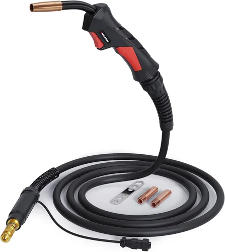 Vista 8 de ARCCAPTAIN Para Lincoln Magnum 100L MIG Pistola de soldadura Antorcha Stringer 100Amp 10 pies (9.8 ft) Reemplazo K530-5 k530 MIG Pistola y cable