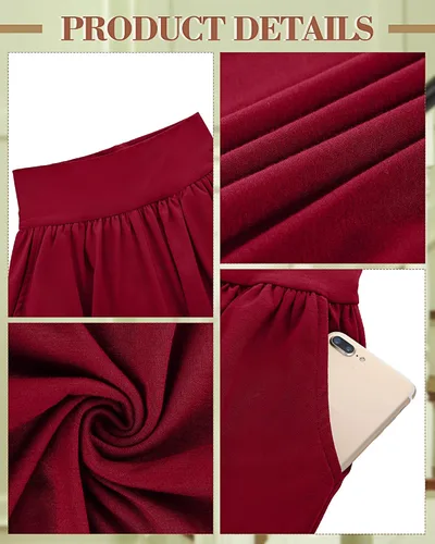 Vista 5 de Neer 3 piezas de pantalones de yoga de pierna ancha para mujer, cómodos, holgados, de cintura alta, pantalones deportivos casuales