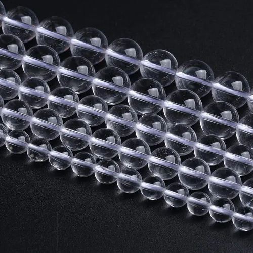 Vista 16 de 4MM 86 piezas Cuentas sueltas de piedra natural de amazonita calcedonia para hacer joyería DIY Pulsera Collar 1 hebra