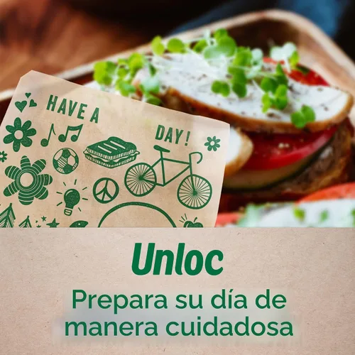 Vista 3 de Bolsas de papel para sándwiches y aperitivos Ziploc, reciclables y sellables con diseños divertidos, 50 bolsas en total