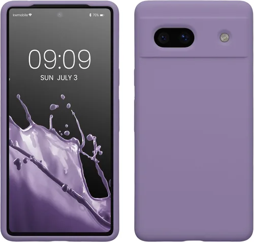 Vista 195 de kwmobile Funda Compatible con Google Pixel 6 Pro - Funda de Teléfono de Silicona TPU con Acabado Suave - Azul Caribe