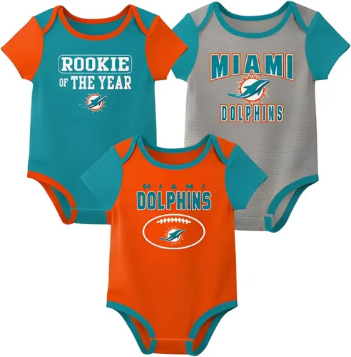 Vista 5 de Outerstuff NFL - Conjunto de 3 piezas para recién nacidos, novato, mameluco