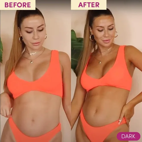 Vista 6 de Coco & Eve Bali Bae Self Tan Set (Oscuro). Mousse bronceador sin sol totalmente natural. Loción autobronceadora instantánea con bronceador, Miit