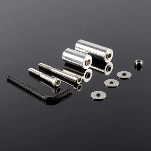 Vista 8 de Nuevo combo de cubierta de correa de radiador y polea compatible con Subaru 2002-2007 WRX y STi rojo