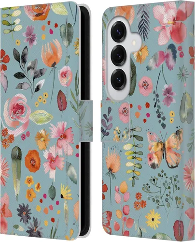 Vista 160 de Head Case Designs Officially Licensed Ninola Butterfly Nature Spring Floral Leather Wallet Case Compatible with Samsung Galaxy A07 4G