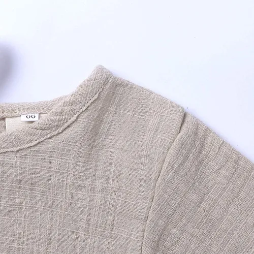 Vista 3 de MYGBCPJS Conjunto de 2 piezas de camiseta + pantalones cortos de algodón de manga corta para bebés niños y niñas