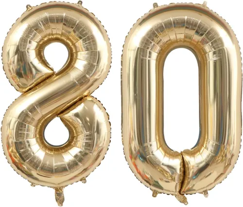 Vista 71 de Globo dorado claro con el número 0 de aluminio de 40 pulgadas, color oro champán, globo de helio 0 Mylar Oro claro 0