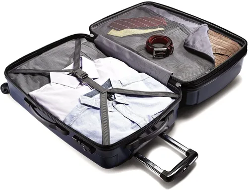 Vista 4 de Samsonite Winfield 2 - Equipaje rígido con ruedas giratorias, Color verde azulado., 2-Piece Set (2028)