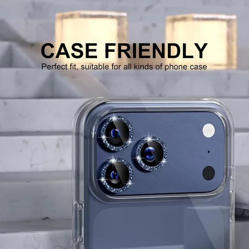Vista 40 de Choiche Compatible para iPhone 16 Pro/iPhone 16 Pro Max Protector de Lente de Cámara, Vidrio Templado 9H Protector de Pantalla de Cubierta de Cámara