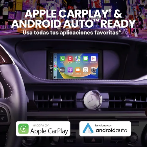 Vista 3 de BOSS Audio Systems BV9358B Estéreo para automóvil - CarPlay Android Auto inalámbrico, doble Din, pantalla táctil de 7 pulgadas, Bluetooth, sin