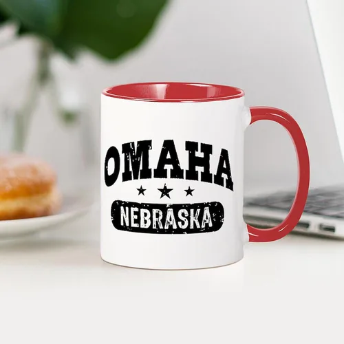 Vista 13 de CafePress I Love Nebraska Taza de café de cerámica de 11 oz (11.0 fl oz)