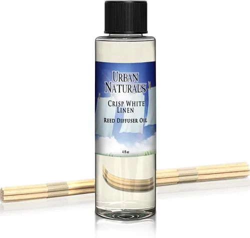 Vista 67 de Urban Naturals Recambio de aceite difusor de varillas ámbar y lavanda, lavanda relajante, ámbar cálido, aroma calmante para habitación, 4 onzas +
