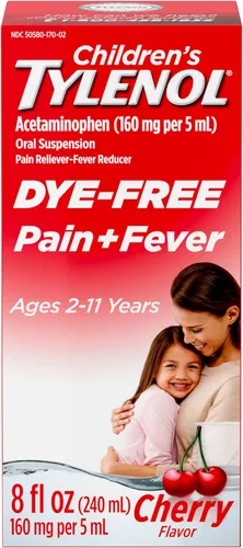 Vista 7 de Children's Tylenol - Medicina de suspensión oral, medicina líquida para niños, alivio del dolor y reductor de fiebre para síntomas de resfriado +