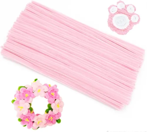 Vista 20 de Eppingwin Limpiapipas multicolor, tallos de felpilla de 12 pulgadas para manualidades, limpiapipas, suministros de manualidades para proyectos