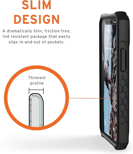 Vista 7 de URBAN ARMOR GEAR UAG - Funda protectora Monarch diseñada para iPhone 12 Mini, pantalla de 5.4 pulgadas, resistente, ligera, delgada, a prueba