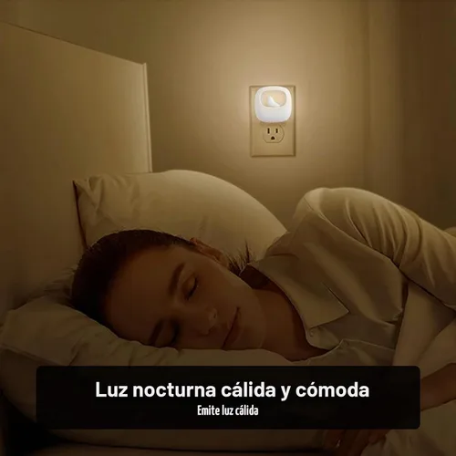Vista 5 de VAVOFO Luz nocturna LED con sensor automático, paquete de 4, 2900-3200K blanco cálido, bonito diseño de pájaro, lámpara de noche de pared