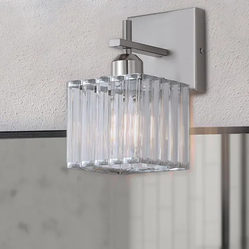 Vista 14 de Aplique de pared moderno negro, luminaria interior cableada de 1 luz con casquillo de cerámica E26 para dormitorio, pasillo, sala de estar