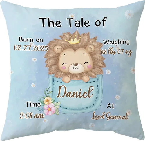 Vista 19 de Hyturtle Almohada personalizada para niños y niñas (inserto incluido)