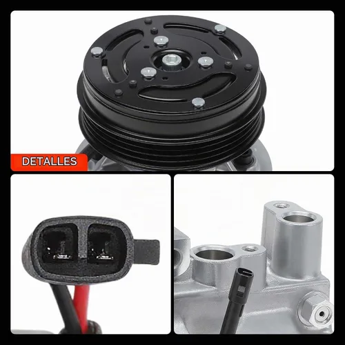 Vista 9 de Compresor de aire acondicionado A-Premium con embrague Compatible con Subaru Outback 2.5L 2005-2009, Legacy 2.5L 2005-2009, Impreza 2.5L 2005-2009