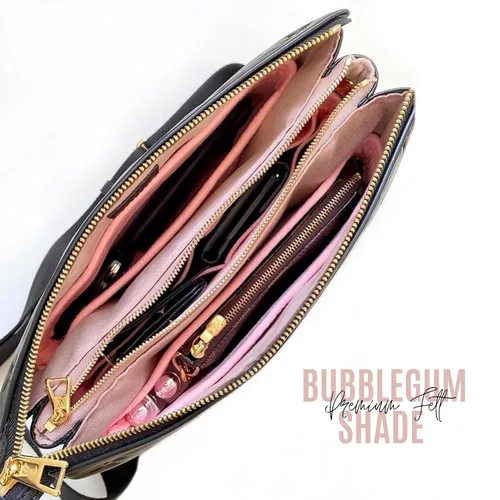Vista 7 de Purse Organizer for Coussin PM Bag Organizer, Lv Coussin MM Bag Organizer, Coussin BB Bag Insert, Handmade Snug Sturdy 2mm Thick Felt with Gold
